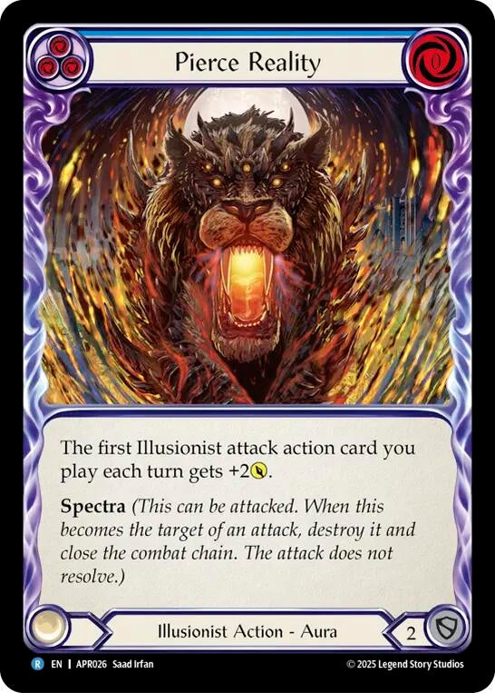 Image for Pierce Reality (APR026) (Armory Deck: Legends Prism) - Flesh and Blood TCG