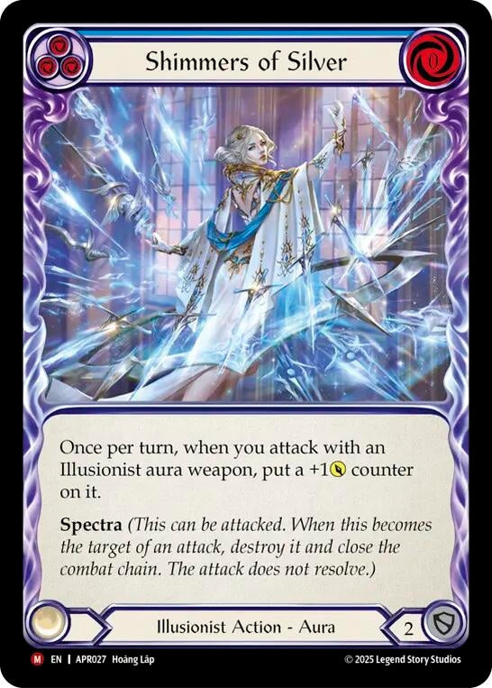Image for Shimmers of Silver (APR027) (Armory Deck: Legends Prism) - Flesh and Blood TCG