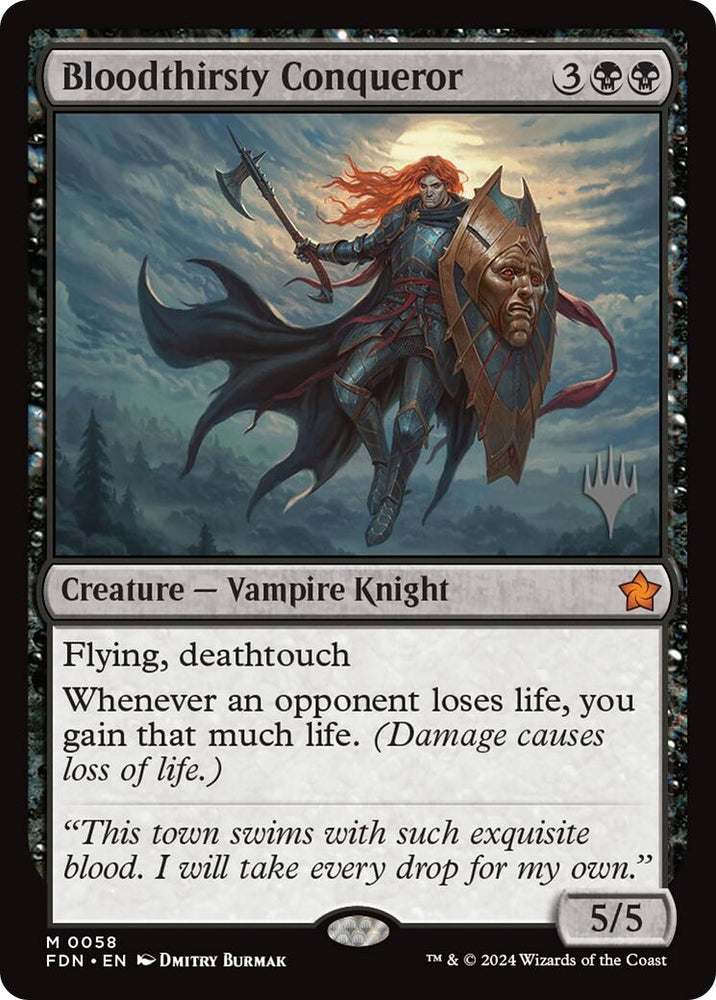 Image for Bloodthirsty Conqueror (58) [Promo Pack: Edge of Eternities] - Magic: The Gathering