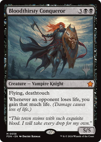 Image for Bloodthirsty Conqueror (58) [Promo Pack: Edge of Eternities] - Magic: The Gathering