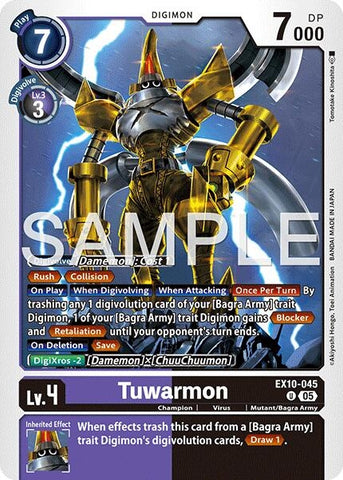 Image for Tuwarmon (EX10-045 U) (Sinister Order) - Digimon Card Game
