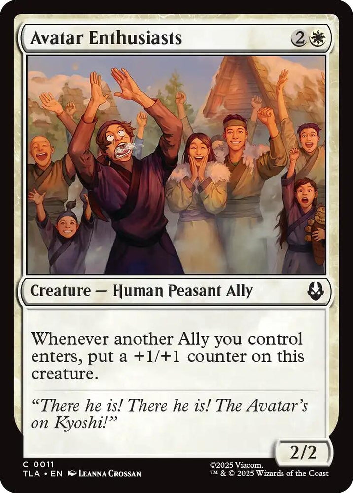 Image for Avatar Enthusiasts (11) [Avatar: The Last Airbender] - Magic: The Gathering