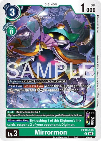 Image for Mirrormon (EX10-016 C) (Sinister Order) - Digimon Card Game
