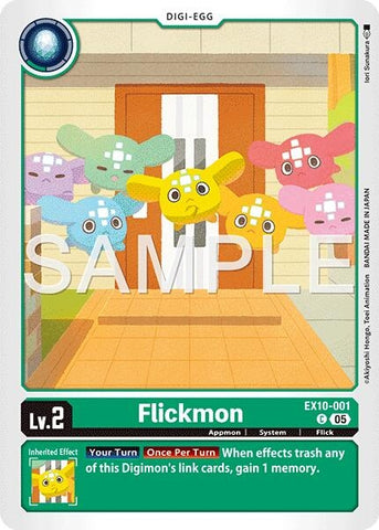 Image for Flickmon (EX10-001 C) (Sinister Order) - Digimon Card Game
