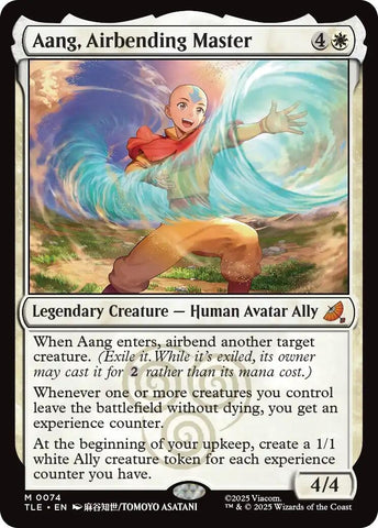 Image for Aang, Airbending Master (74) [Avatar: The Last Airbender: Eternal-Legal] - Magic: The Gathering