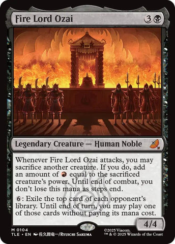 Image for Fire Lord Ozai (104) [Avatar: The Last Airbender: Eternal-Legal] - Magic: The Gathering