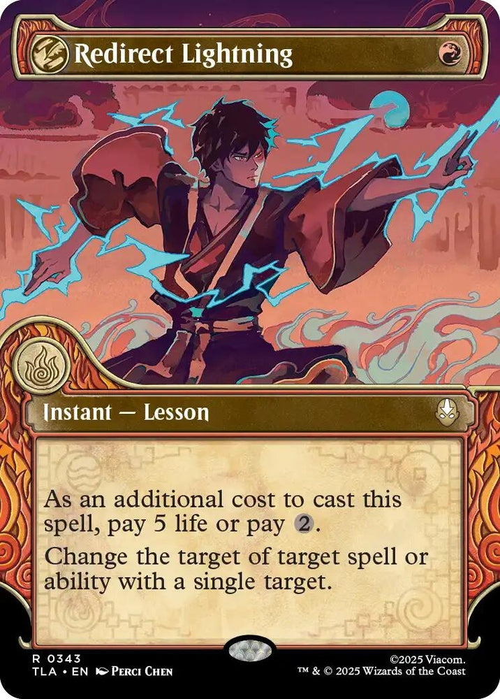 Image for Redirect Lightning (Showcase) (343) [Avatar: The Last Airbender] - Magic: The Gathering