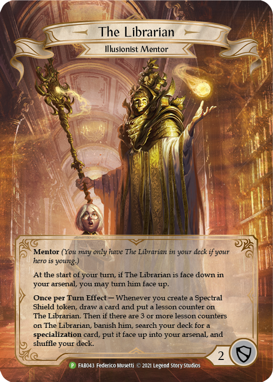 The Librarian [FAB043] (Promo) Rainbow Foil