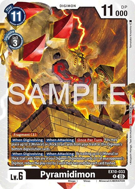 Image for Pyramidimon (EX10-033 R) (Sinister Order) - Digimon Card Game