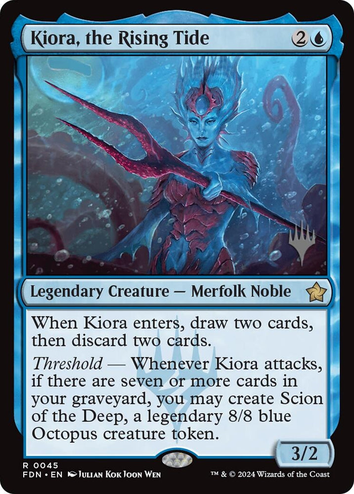 Image for Kiora, the Rising Tide (45) [Promo Pack: Edge of Eternities] - Magic: The Gathering