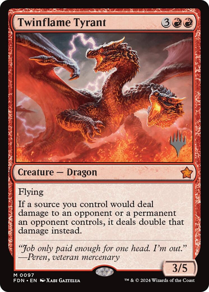 Image for Twinflame Tyrant (97) [Promo Pack: Edge of Eternities] (PPEOE) - Magic: The Gathering