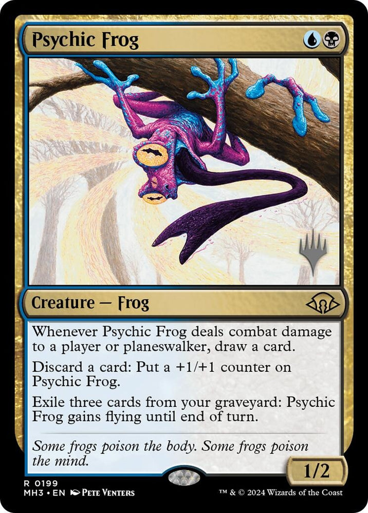 Image for Psychic Frog (199) [Promo Pack: Edge of Eternities] (PPEOE) - Magic: The Gathering