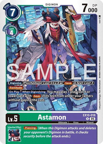 Image for Astamon (EX10-018 R) (Sinister Order) - Digimon Card Game