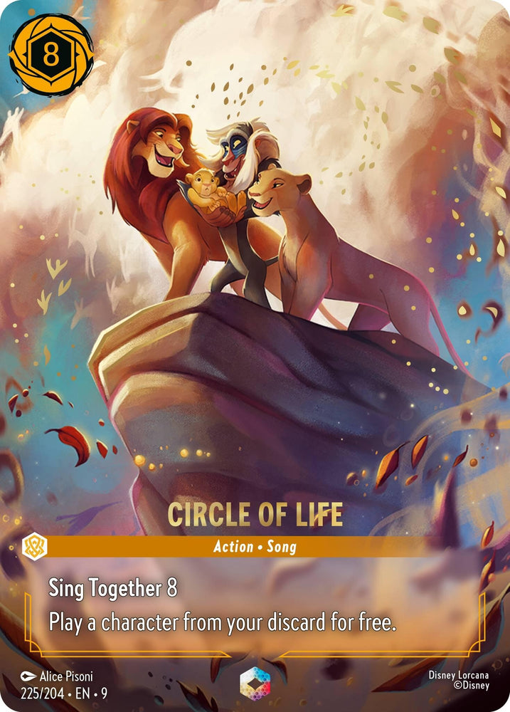 Image for Circle of Life (Enchanted) (225/204) (Fabled) - Disney Lorcana