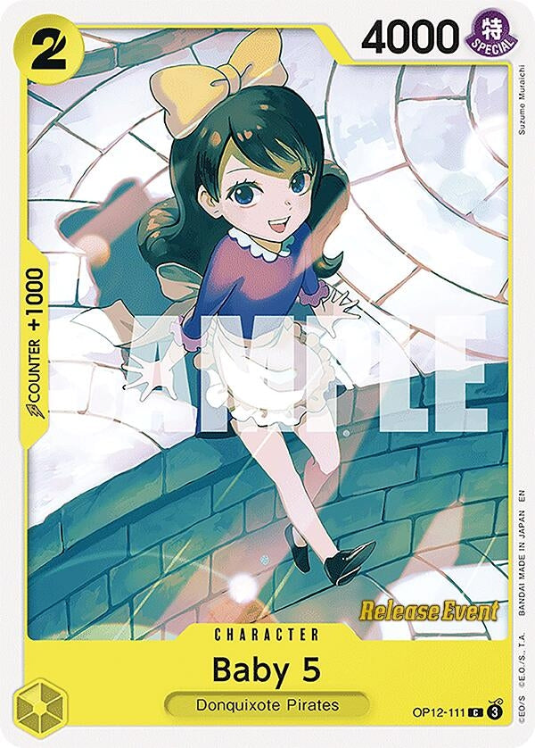 Image for Baby 5 (111) (OP12-111) (Legacy of the Master Release Event Cards) - One Piece Card Game