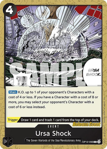 Image for Ursa Shock (OP12-096) (Legacy of the Master Release Event Cards) - One Piece Card Game