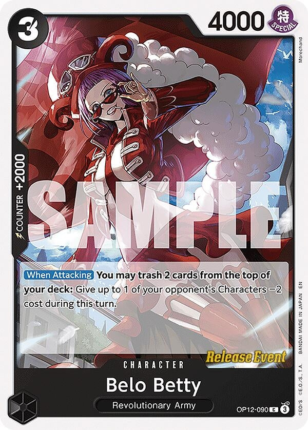 Image for Belo Betty (OP12-090) (Legacy of the Master Release Event Cards) - One Piece Card Game