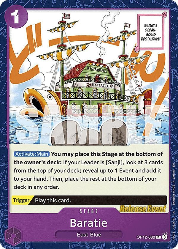 Image for Baratie (OP12-080) (Legacy of the Master Release Event Cards) - One Piece Card Game