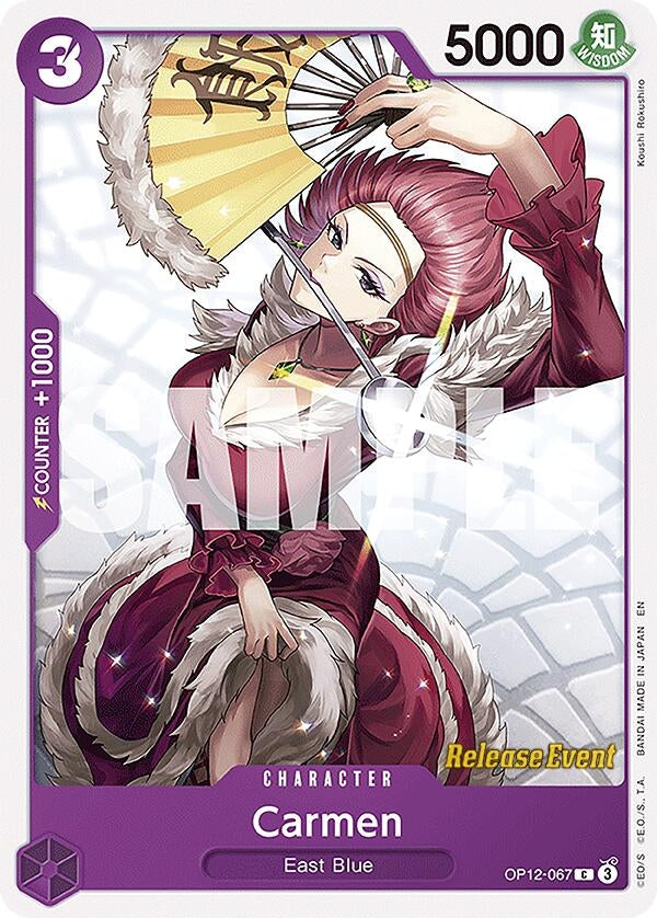 Image for Carmen (OP12-067) (Legacy of the Master Release Event Cards) - One Piece Card Game