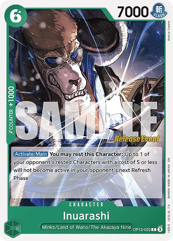 Image for Inuarashi (OP12-022) (Legacy of the Master Release Event Cards) - One Piece Card Game