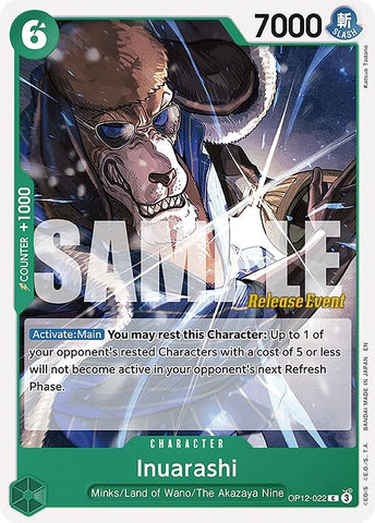 Image for Inuarashi (OP12-022) (Legacy of the Master Release Event Cards) - One Piece Card Game