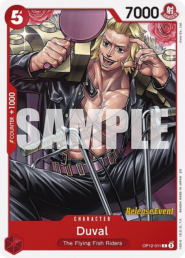 Image for Duval (OP12-011) (Legacy of the Master Release Event Cards) - One Piece Card Game