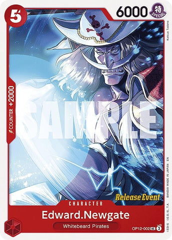 Image for Edward.Newgate (OP12-002) (Legacy of the Master Release Event Cards) - One Piece Card Game