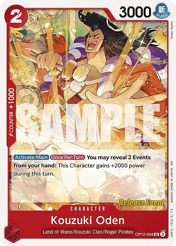 Image for Kouzuki Oden (OP12-004) (Legacy of the Master Release Event Cards) - One Piece Card Game
