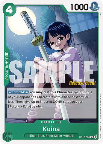 Image for Kuina (OP12-026) (Legacy of the Master Release Event Cards) - One Piece Card Game