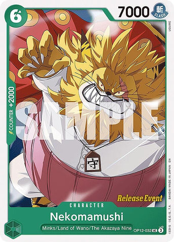 Image for Nekomamushi (OP12-032) (Legacy of the Master Release Event Cards) - One Piece Card Game