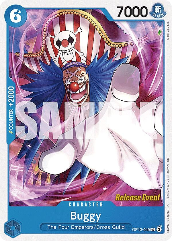 Image for Buggy (049) (OP12-049) (Legacy of the Master Release Event Cards) - One Piece Card Game