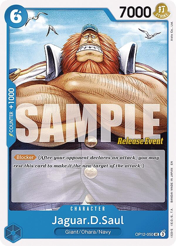 Image for Jaguar.D.Saul (OP12-050) (Legacy of the Master Release Event Cards) - One Piece Card Game