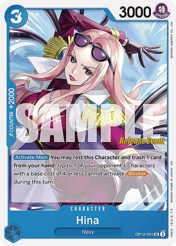 Image for Hina (OP12-051) (Legacy of the Master Release Event Cards) - One Piece Card Game