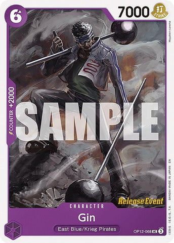 Image for Gin (OP12-068) (Legacy of the Master Release Event Cards) - One Piece Card Game