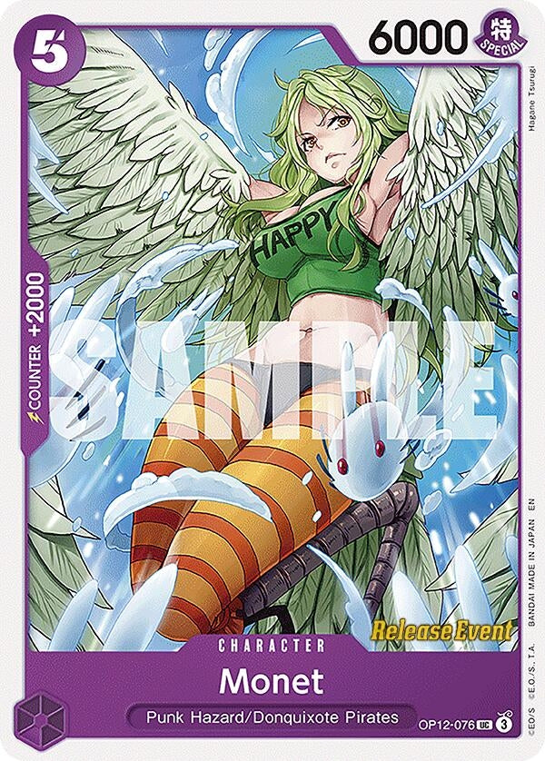 Image for Monet (OP12-076) (Legacy of the Master Release Event Cards) - One Piece Card Game