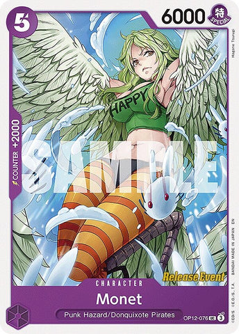 Image for Monet (OP12-076) (Legacy of the Master Release Event Cards) - One Piece Card Game