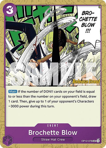 Image for Brochette Blow (OP12-078) (Legacy of the Master Release Event Cards) - One Piece Card Game