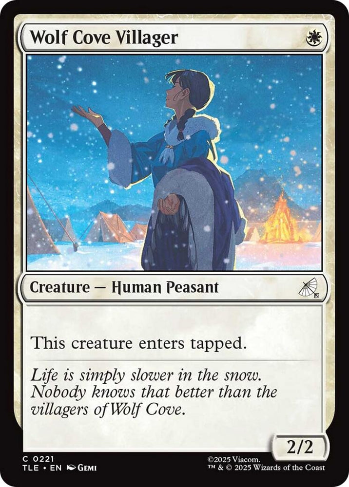 Image for Wolf Cove Villager (221) [Avatar: The Last Airbender: Eternal-Legal] - Magic: The Gathering