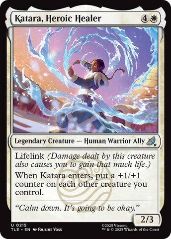 Image for Katara, Heroic Healer (215) [Avatar: The Last Airbender: Eternal-Legal] - Magic: The Gathering