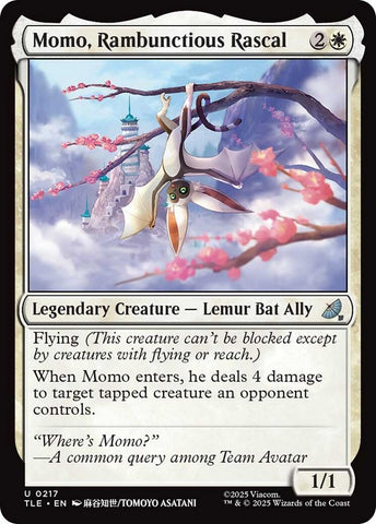 Image for Momo, Rambunctious Rascal (217) [Avatar: The Last Airbender: Eternal-Legal] - Magic: The Gathering
