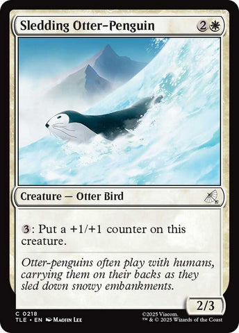 Image for Sledding Otter-Penguin (218) [Avatar: The Last Airbender: Eternal-Legal] - Magic: The Gathering