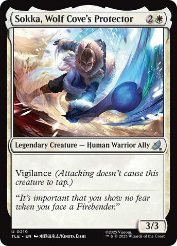 Image for Sokka, Wolf Cove's Protector (219) [Avatar: The Last Airbender: Eternal-Legal] - Magic: The Gathering