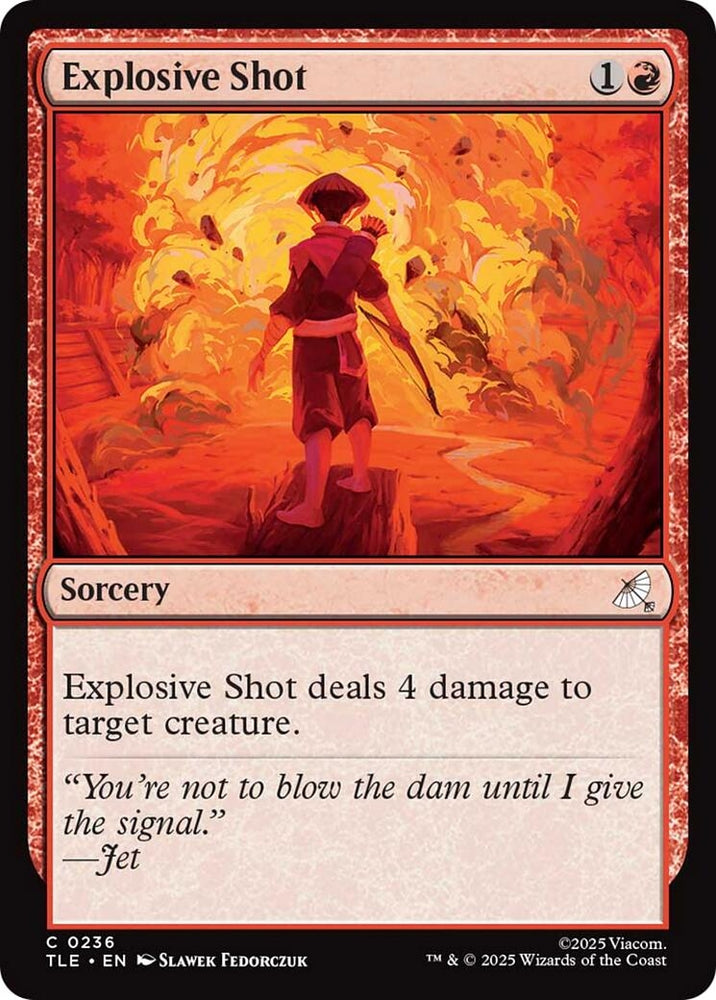 Image for Explosive Shot (236) [Avatar: The Last Airbender: Eternal-Legal] - Magic: The Gathering