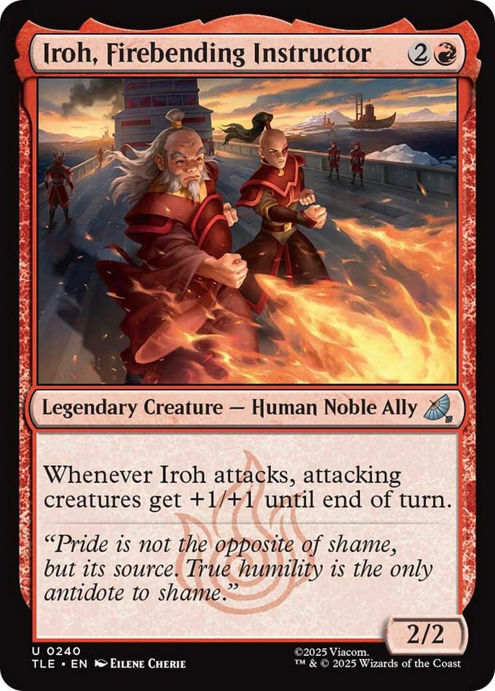 Image for Iroh, Firebending Instructor (240) [Avatar: The Last Airbender: Eternal-Legal] - Magic: The Gathering
