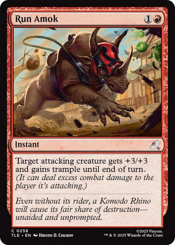Image for Run Amok (258) [Avatar: The Last Airbender: Eternal-Legal] - Magic: The Gathering