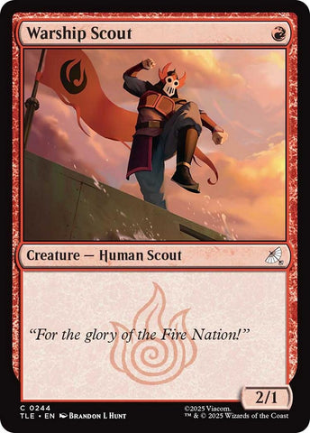 Image for Warship scout (244) [Avatar: The Last Airbender: Eternal-Legal] - Magic: The Gathering