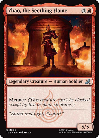 Image for Zhao, the Seething Flame (245) [Avatar: The Last Airbender: Eternal-Legal] - Magic: The Gathering
