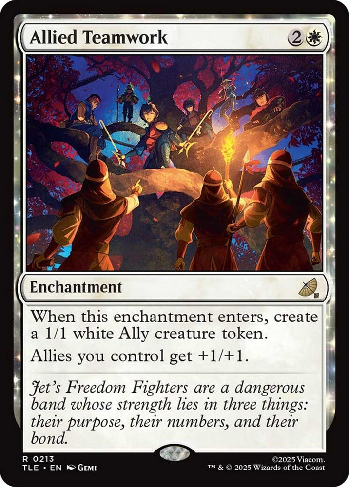 Image for Allied Teamwork (213) [Avatar: The Last Airbender: Eternal-Legal] - Magic: The Gathering
