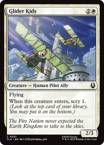 Image for Glider Kids (21) [Avatar: The Last Airbender] - Magic: The Gathering