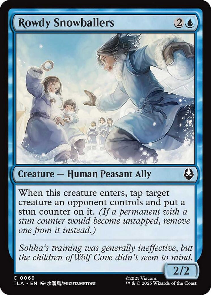 Image for Rowdy Snowballers (68) [Avatar: The Last Airbender] - Magic: The Gathering